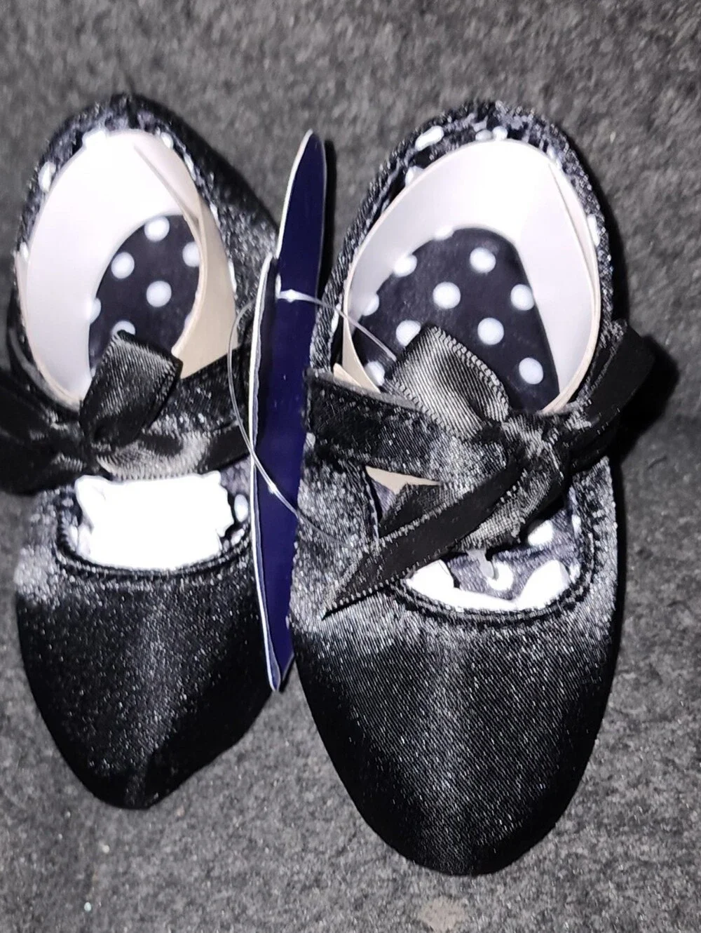 Baby Black Heels 3/6months New Girl